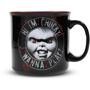 Child's Play - 20oz Ceramic Camper Mug - Hi, I'm Chucky  COLLECTIBLES
